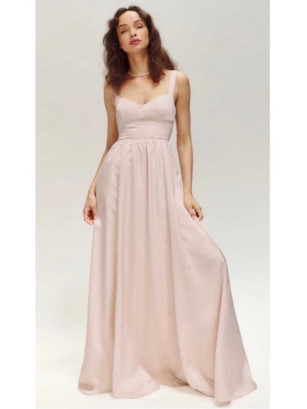 Reformation Hollyhock Dress in Champagne